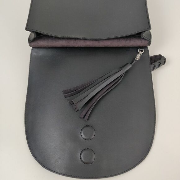 ☠️💥 BE A ROCKSTAR PUNK'S NOT DEAD MULTI COLOR VEGAN LEATHER SHOULDER BAG PURSE - Picture 10 of 10